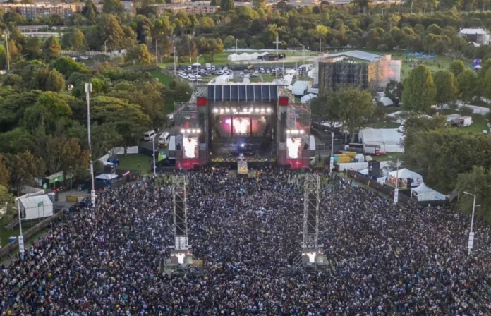 Foto X cuenta oficial Rock al Parque